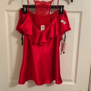 In Bloom 2-Piece Satin (polyester) Sleepwear